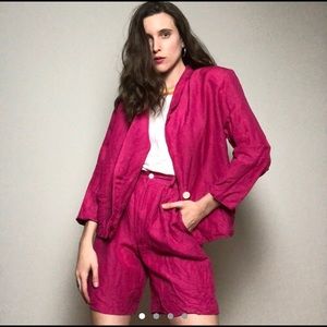 Vintage Hot Pink Suit